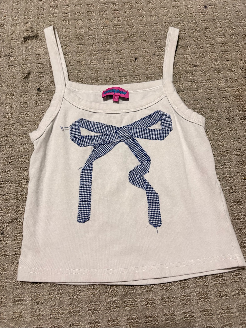 Edikted tank top with blue bow